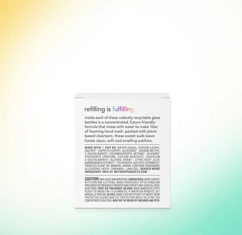 foaming hand wash: 2-pack concentrated refill - sea minerals, 2 fl oz