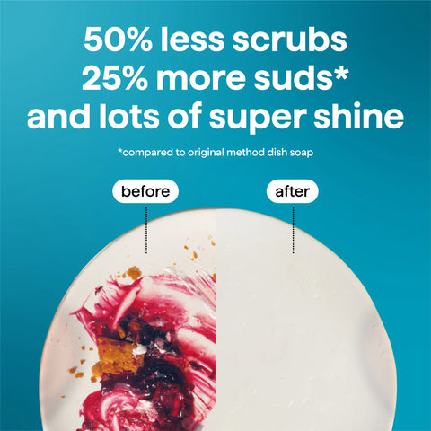 super shine liquid dish soap - dewy daze, 16 fl oz