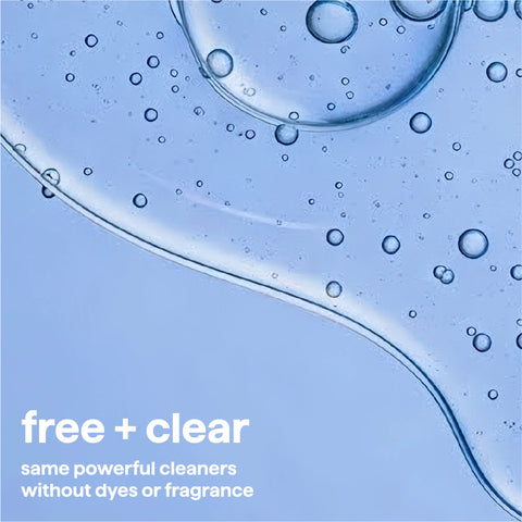 super shine liquid dish soap - free + clear, 16 fl oz