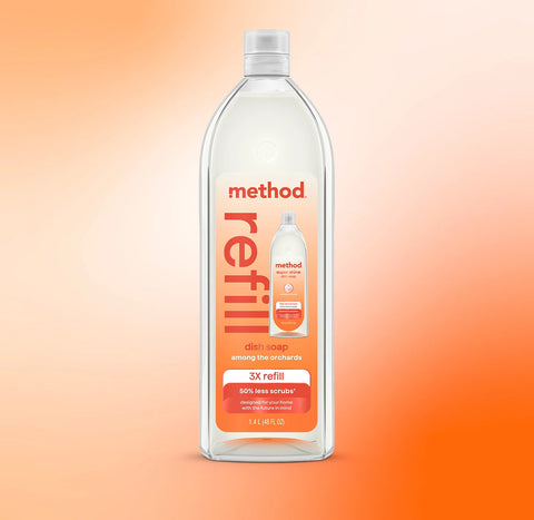 super shine liquid dish soap refill - among the orchards, 48 fl oz